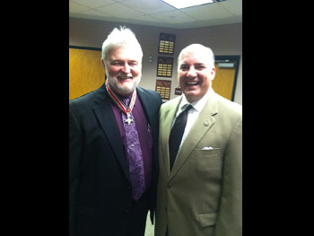 Chief Michael Jones and Congressman Steve Southerland.